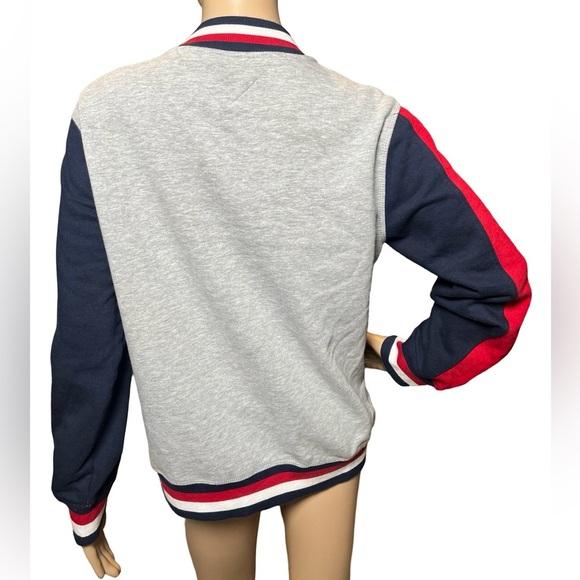 Tommy Hilfiger Letterman Varsity Sewn Letter H Soft Lined Jacket Sz Lge (16-18) - Picture 10 of 11